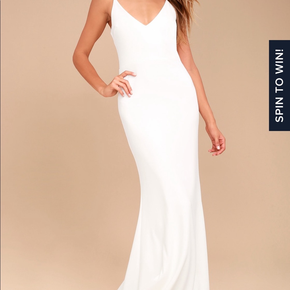 Infinite Glory White Maxi Dress